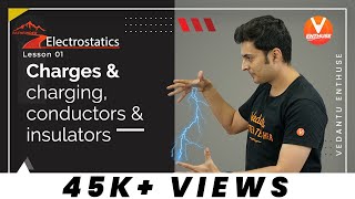 Electrostatics L1 | Charges & Charging, Conductors & Insulators ⚡| JEE Main 2022 | Class 12 Physics screenshot 2