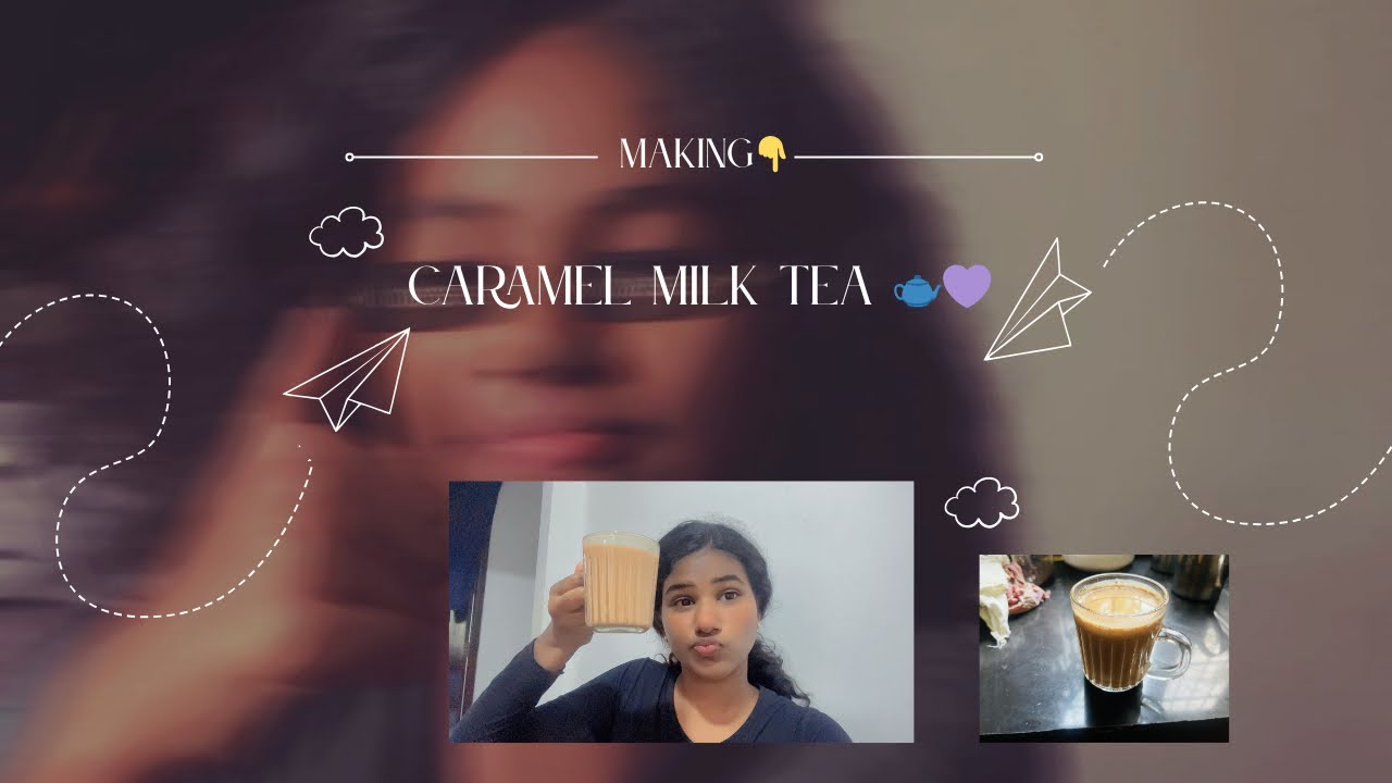 Making Caramel Milk Tea🫖💗|Recipe(Caramel milk tea)💗🥰|#recipemethmi'sdairy#subscribe#vlog