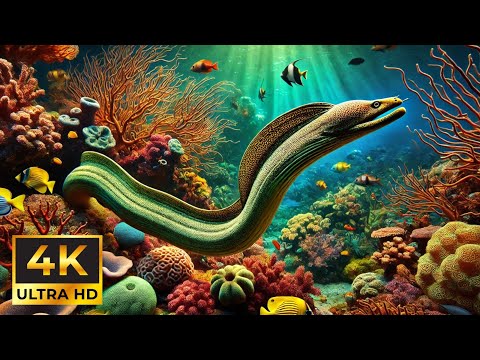 Deep Blue Calm: Coral Reef Serenity for Sleep 4K