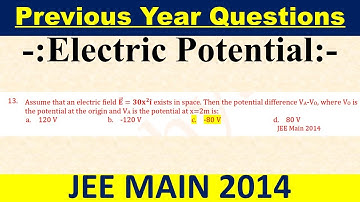 Assume that an electric field E ⃗=30x^2 i ̂ exists in space. Then the potential difference VA-VO, wh
