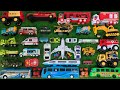 Menemukan Mainan Mobil Mobilan Polisi, Ambulance Siren, Truk Molen, Truk Roket, Tayo, Kereta Thomas