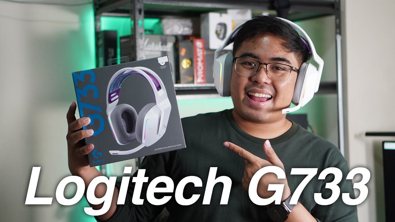 Logitech G733 Wireless Headset Panalong Gaming Headset! YouTube