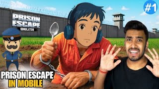 First time play with Prison escape simulator but police men is angery techno gamerz is cry#virl#chor