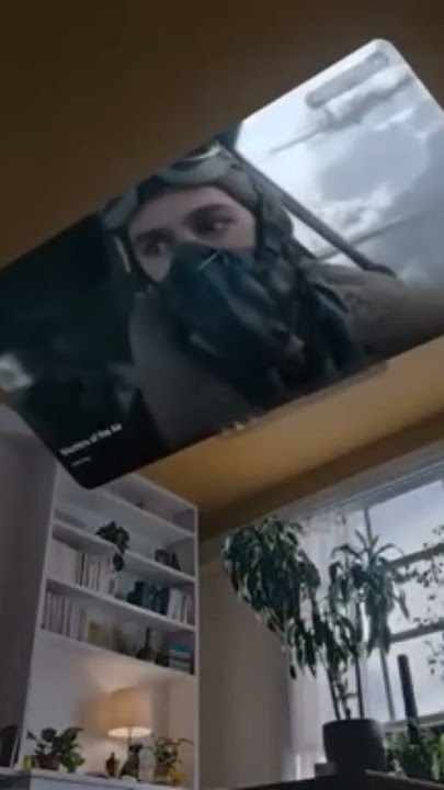 Apple Vision Pro let's you watch a movie on your ceiling