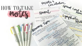 How To Take AWESOME NOTES & STUDY EFFECTIVELY! | christylynn