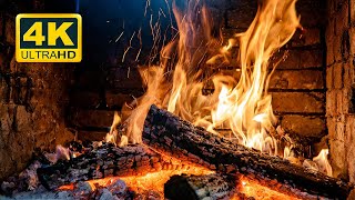 🔥 Fireplace with Crackling Fire Sounds, Relaxing Fireplace Sounds, Cozy Fireplace Ambience