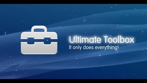 Ultimate Toolbox v1.01 (PS3 XMB Mod)