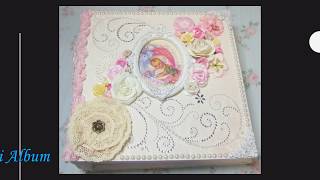 Baby Girl Mini Album - Kaisercraft Peekaboo Girl