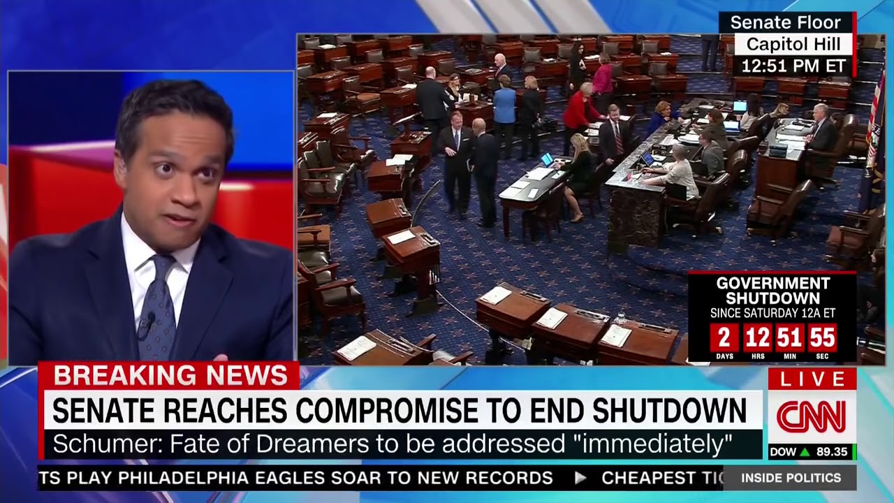 CNN Reporter Shutdown Deal Angers Progressives and Divides Democrats