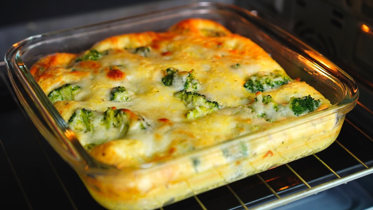 Просто залейте брокколи яйцом, и результат будет потрясающим!🥦🍳