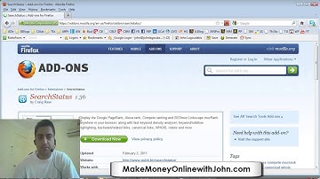 Search Status Firefox Plugin For Page and Alexa Rankings (2015)
