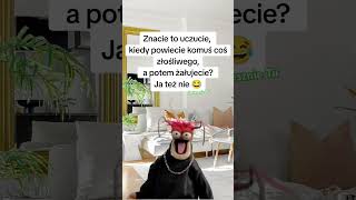 Znacie to uczucie kiedy powiecie komuś coś złośliwego? 🤣 #shorts #śmiesznefilmy #śmieszne #haha