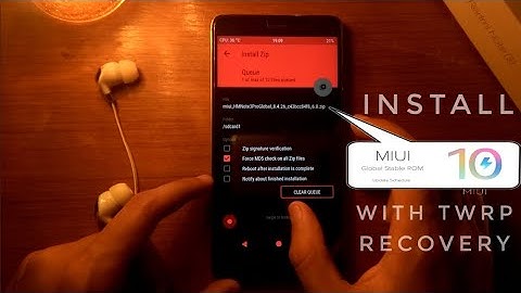 How to install Official MIUI Rom with Twrp Redmi Note 3,4,5,5pro