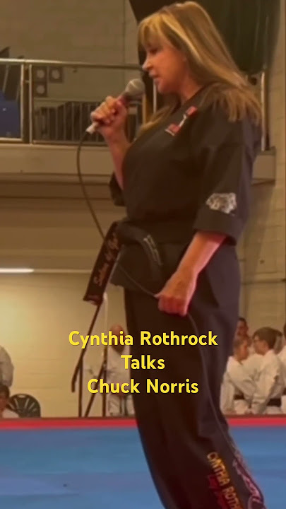 Movie star Cynthia Rothrock talks Chuck Norris #viral #martialarts
