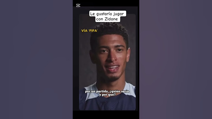 BELLINGHAM LE GUSTARIA JUGAR CON ZIDANE ⚽️ #bellingham #Zidane #realmadrid