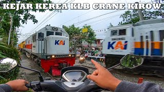 WOW !! MOTORIDE Mengejar Banyak Kereta Api KLB Langka Ke Banyak JPL Dari Sore Hingga Tengah Malam