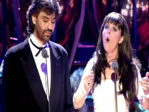 Sarah Brightman & Andrea Bocelli Time to Say Goodbye 1997 Video stereo ...