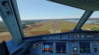 Weeze Landing | Fenix A320 | MSFS screenshot 4