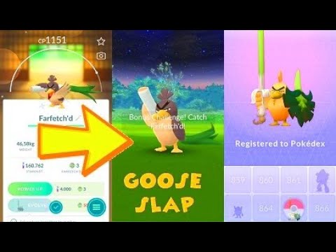 How to Catch ✨ Shiny 😍 Galarian Farfetch'd In Pokemon Go