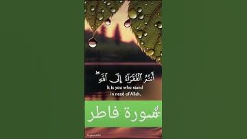 سورة فاطر #اكسبلور #المصحف #quran #دويتو #تيك_توك #duet #لايك #العظماء #حالات_واتس #عيد_مبارك