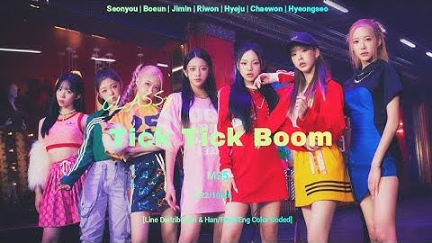 CLASS:y(클라씨) "Tick Tick Boom" [Line Distribution & Han/Rom/Eng Color Coded]