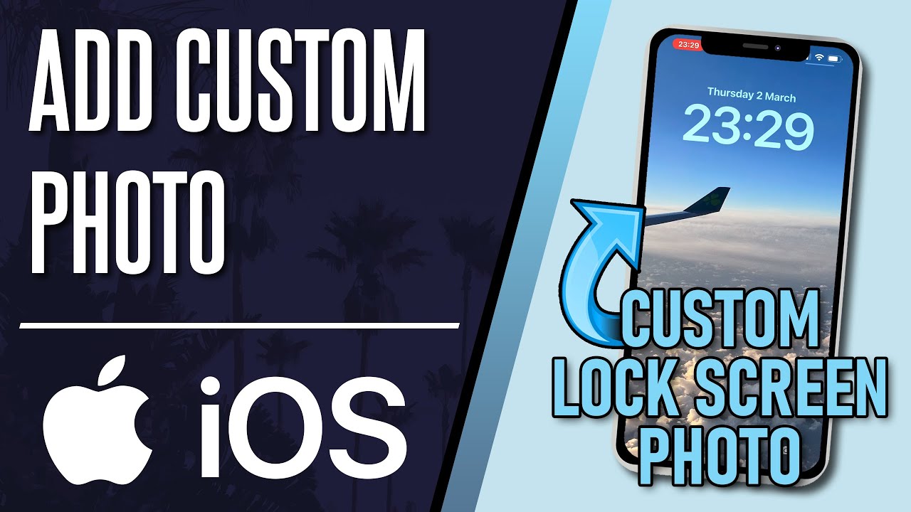 How to Add Custom Lock Screen Photo on iPhone (iOS 16+) - YouTube