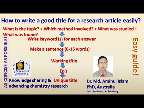 How to write