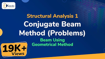 Conjugate Beam Method (Problems) - Beam Using Geometrical Method - Structural Analysis 1