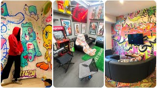 Express Yourself with Graffiti Room Decor | Expressive Wall Art & Trendy Paint Design