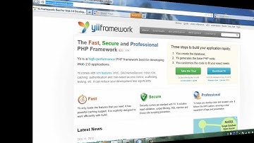 01 - CONFIGURACIÓN Y GENERACIÓN DE LA ESTRUCTURA DE UN PROYECTO WEB CON YII FRAMEWORK