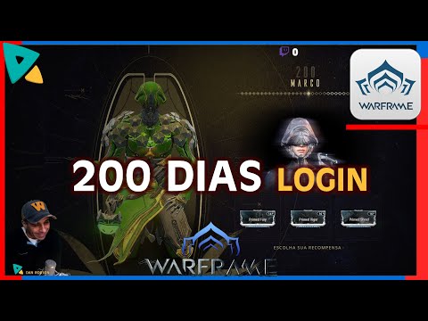 Tributo Diário 200 dias de Login e Tutorial do Item super raro Núcleo Lendário do Warframe