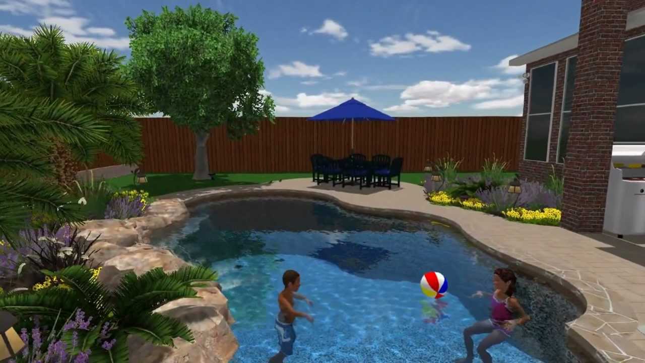 Mirage Custom Pool Design Park Place Frisco Texas Ferndale Ln. YouTube