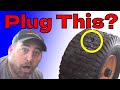 How To Plug Leaky Tractor Tire