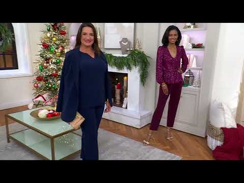 Susan Graver Modern Essentials Liquid Knit Slim Pant on QVC