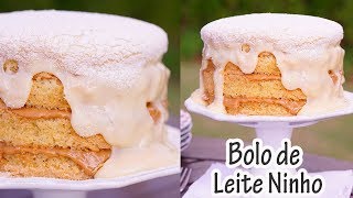 BOLO DE LEITE NINHO I Niver da Mamãe I Receitas e Temperos