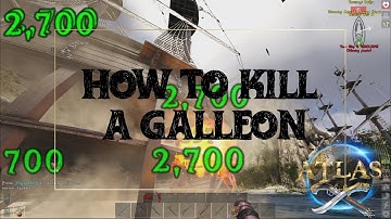 ATLAS | How to destroy a Galleon in 30 seconds on a Sloop | Wildlings