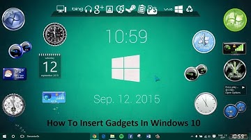 How to Install/Enable Gadgets on Windows 10