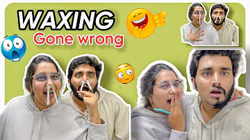 WAXING CHINTU GONE WRONG 😰😂 | FUNNY VLOG 😂 | CLEAN SHAVE PRANK 😳😂 | NACH ❤️