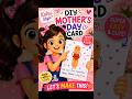 DIY Mother’s Day Card ❤️| Easy &amp; Cute Craft for Kids |Draw &amp; Craft with Kuhu 💕 #ytshorts #mothersday