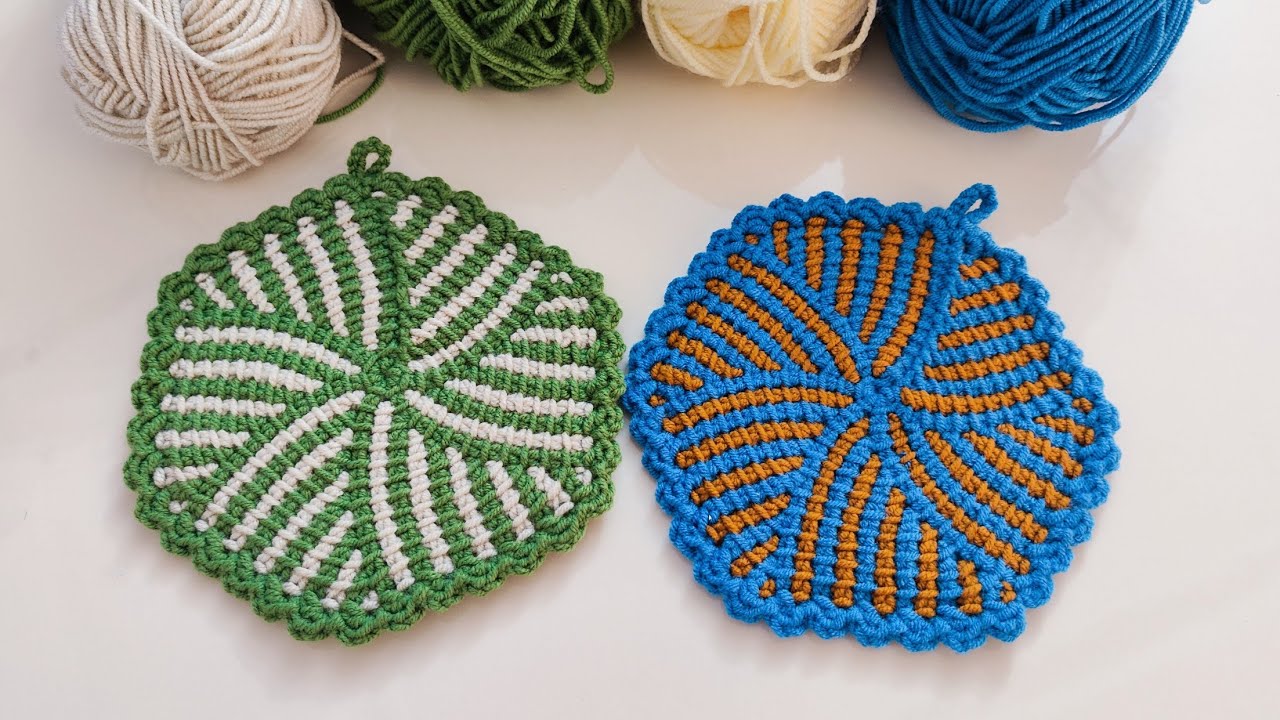 زیبایی آشپزخانه با پات هولدر تونسی خاص