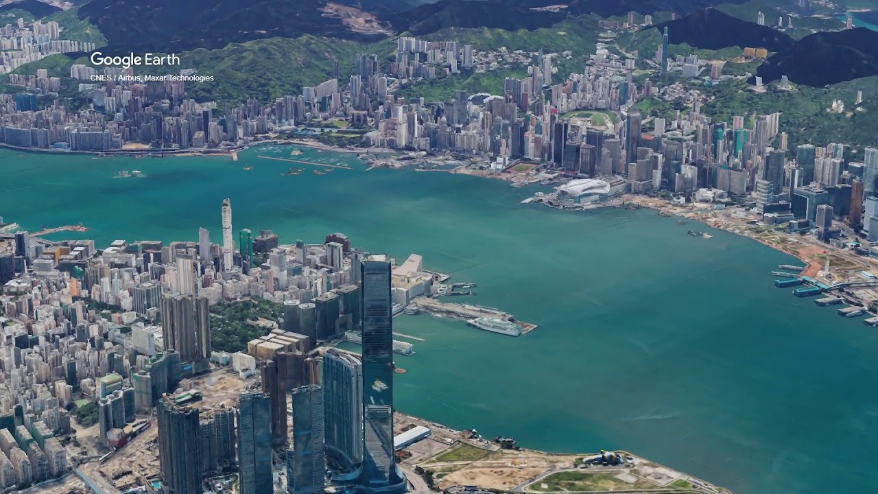 Hong Kong Google Earth Studio YouTube