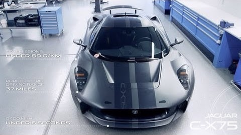 Jaguar C-X75 - 1st DRIVING - INSANE SOUND ACCELERATION