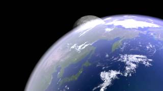 3ds Max Earth & Moon Test