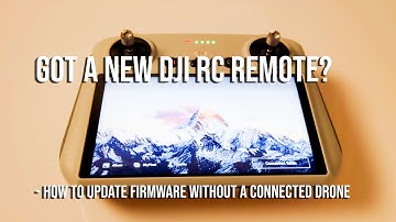 Got a New DJI RC Controller? How to Update its Firmware Without a Drone Connected