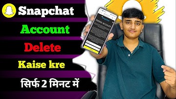 How to Delete Snapchat Account | Snapchat Account Delete kaise kare Permanently 2025 | snap delete 