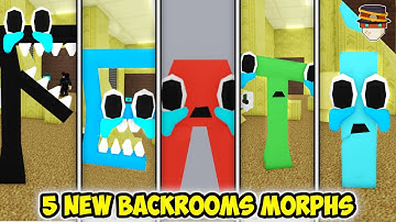 [UPDATE 61] How to get ALL 5 NEW BACKROOMS MORPHS in Backrooms Morphs | Roblox