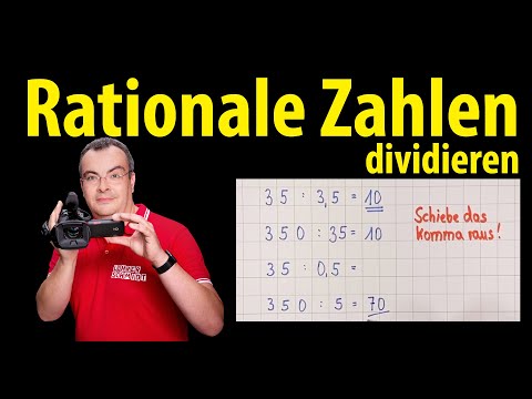 Video: Wie ist das Teilen von rationalen Zahlen wie das Teilen von ganzen Zahlen?