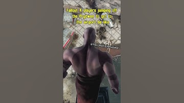 Fallout 4 players jumping off the Prydwen to get to the airport #fallout #shorts #memes