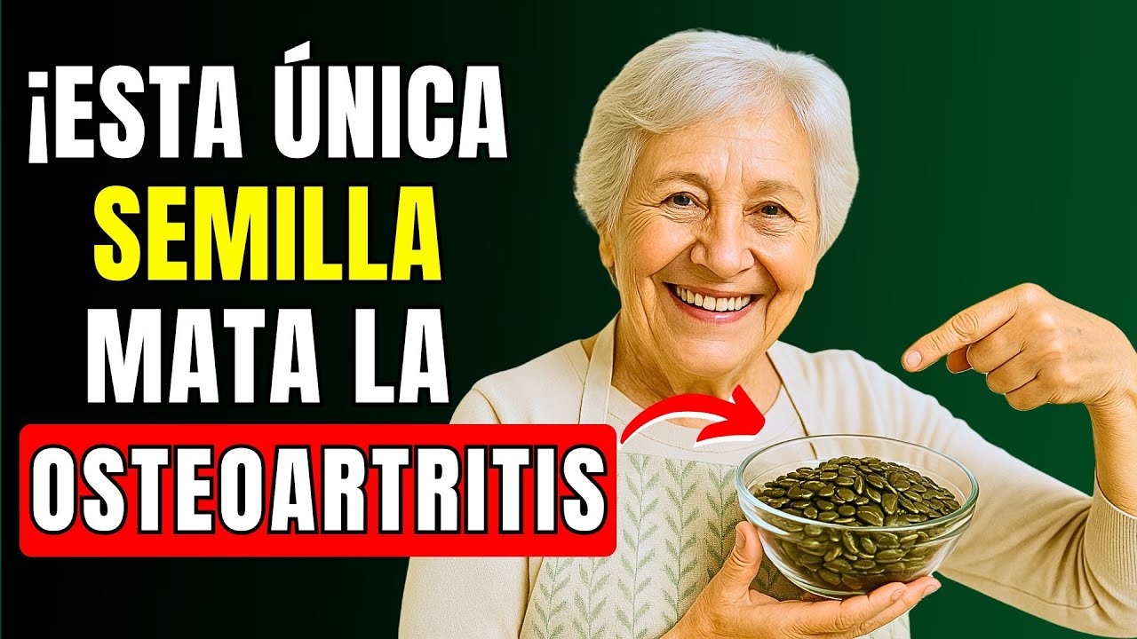 ¡Esta SEMILLA Tiene Más Colágeno Que Muchos Suplementos Caros! Combate la OSTEOARTRITIS