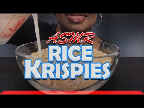 FROSTED RICE KRISPIES ASMR | EATING SOUNDS NO TALKING *BIG BITE